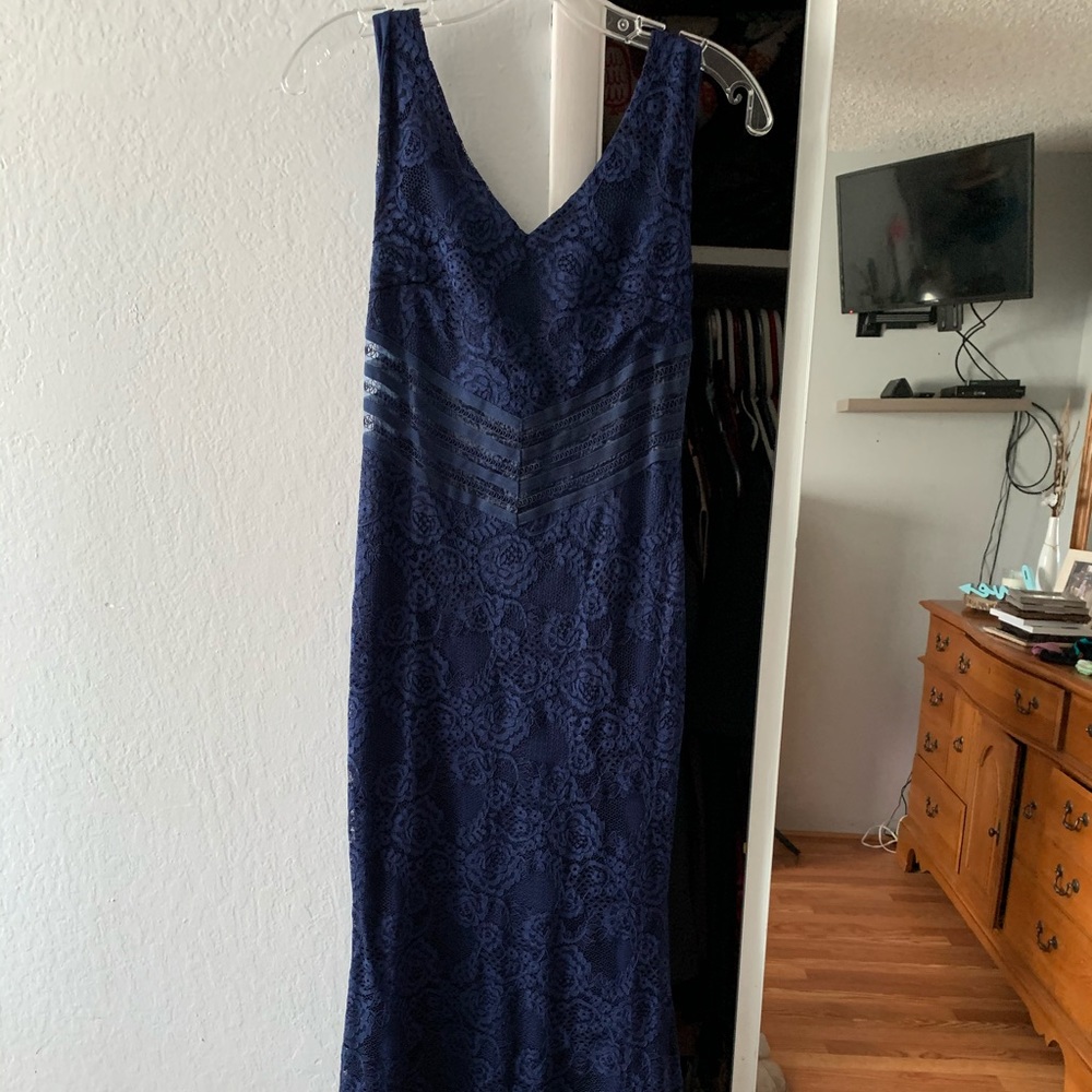 Navy blue formal dress